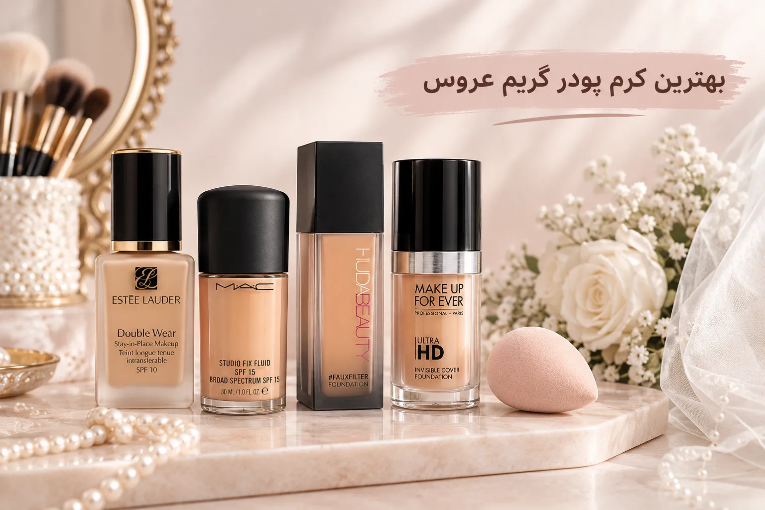 بهترین کرم پودر گریم عروس