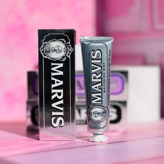 قیمت خمیر دندان سفید کننده مارویس Marvis Whitening Mint با حجم 85 میل