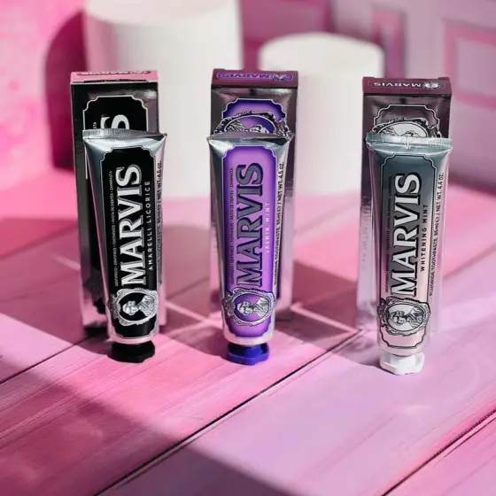 قیمت خمیر دندان سفید کننده مارویس Marvis Whitening Mint با حجم 85 میل