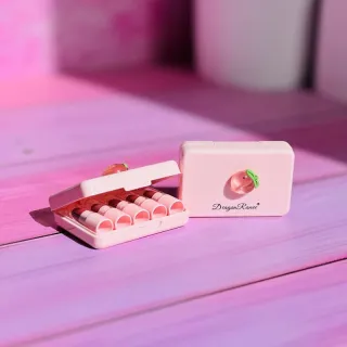 پک 5 عددی رژلب جامد مینی دراگون رانی طرح هلو