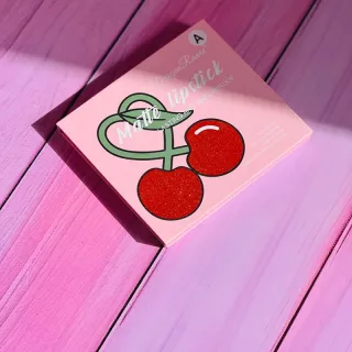 پک 6 عددی رژ لب مایع مات طرح گیلاس