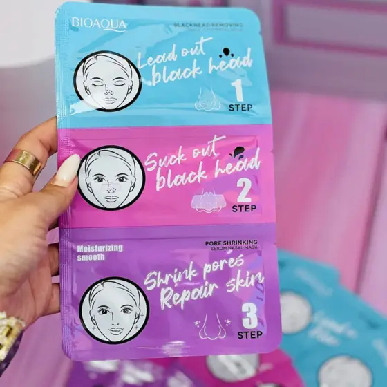ماسک پاکسازی و ضد جوش سرسیاه بینی بیو آکوا