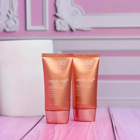 کرم ضدآفتاب و تقویت‌ کننده کلاژن مدی‌ کیوب