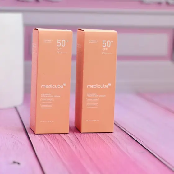 کرم ضدآفتاب و تقویت‌ کننده کلاژن مدی‌ کیوب