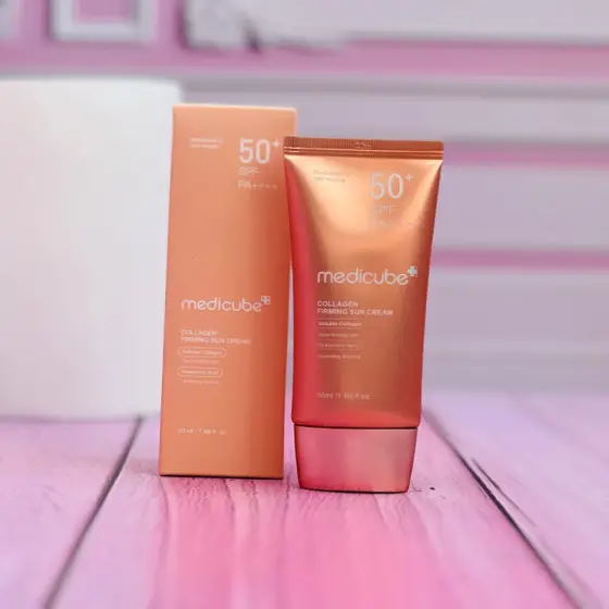 کرم ضدآفتاب و تقویت‌ کننده کلاژن مدی‌ کیوب
