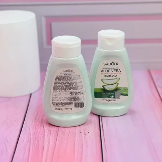 اسکراب و نمک بدن آلوئه‌ ورا (شامل شامپو بدن)