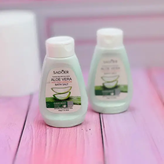 اسکراب و نمک بدن آلوئه‌ ورا (شامل شامپو بدن)