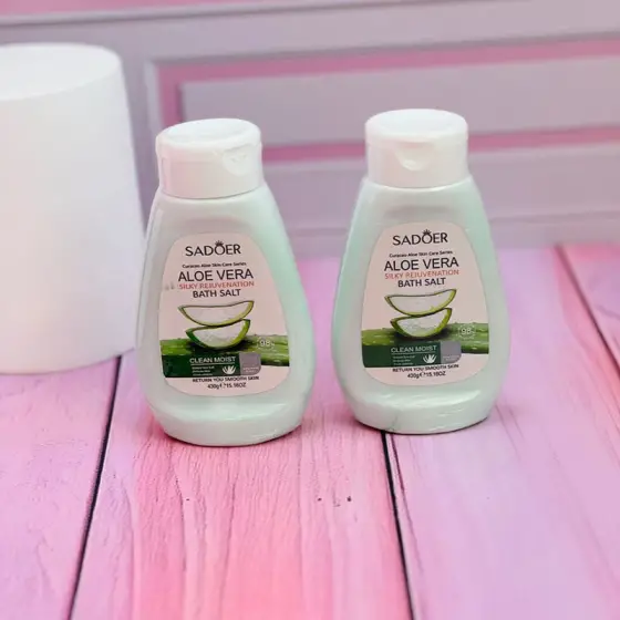 اسکراب و نمک بدن آلوئه‌ ورا (شامل شامپو بدن)